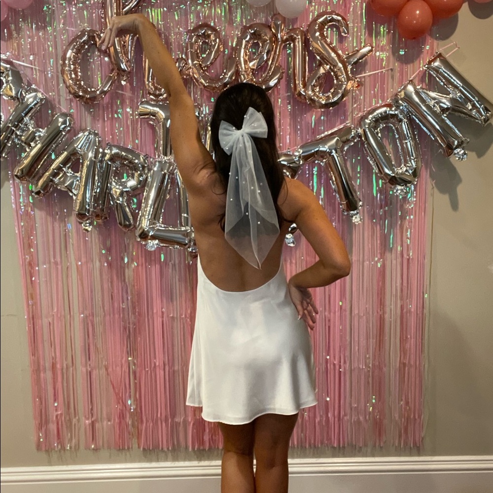 Show Me Your Mumu - White Jasmine Halter Mini Dress